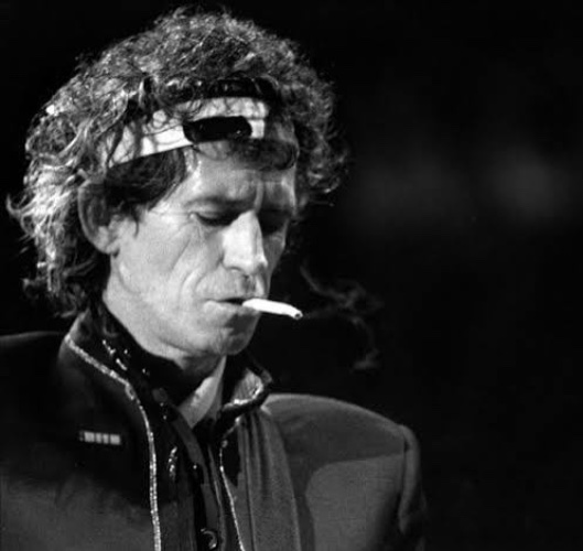 Keith Richards age in the 1990s